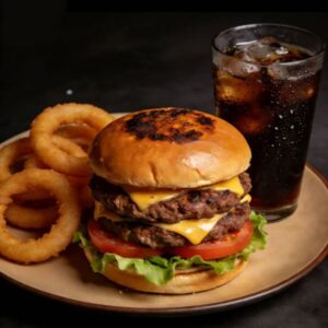 Hamburger set meal（Lexie）